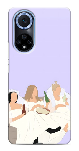Силиконовый чехол с изображением "Девушки Друзья" для Huawei Nova 9 SE
