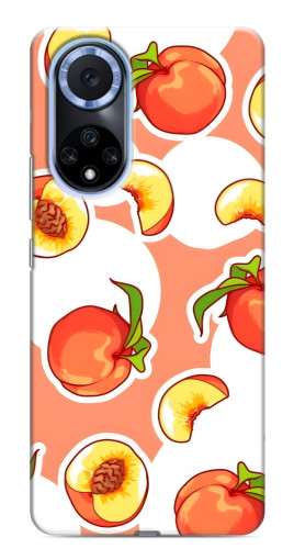 Чехол с картинкой "Дольки персиков" для Huawei Nova 9 SE
