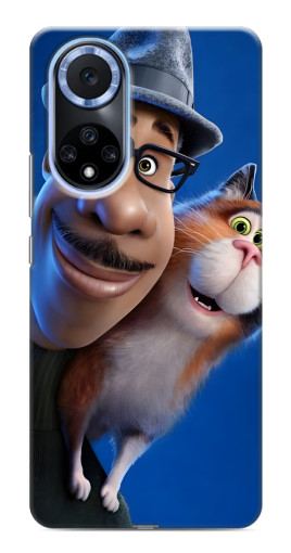 Силиконовый чехол с изображением "Джо и кот" для Huawei Nova 9 SE