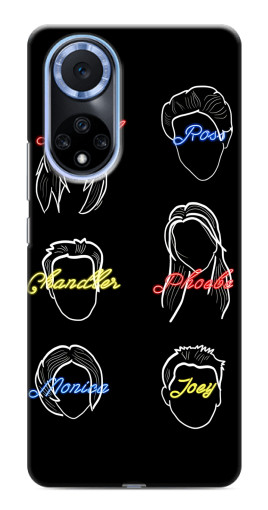 Силиконовый чехол с изображением "Имена Друзей" для Huawei Nova 9 SE