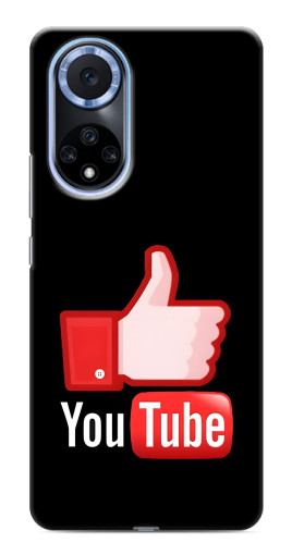 Чехол с печатью "Лайк YouTube" для Huawei Nova 9 SE