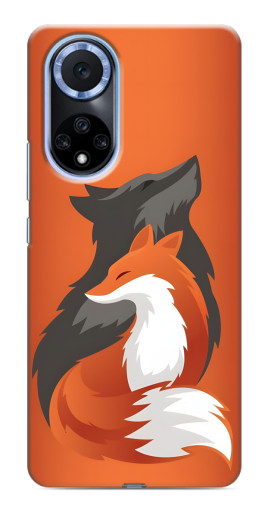 Силиконовый чехол с изображением "Лиса ART" для Huawei Nova 9 SE