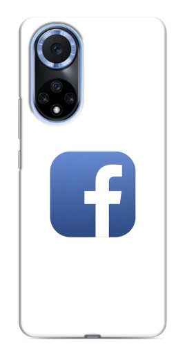 Чехол с принтом "Лого Фейсбук" для Huawei Nova 9 SE