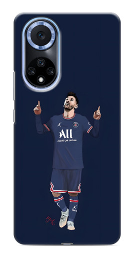 Чехол с картинкой "Месси в ПСЖ" для Huawei Nova 9 SE