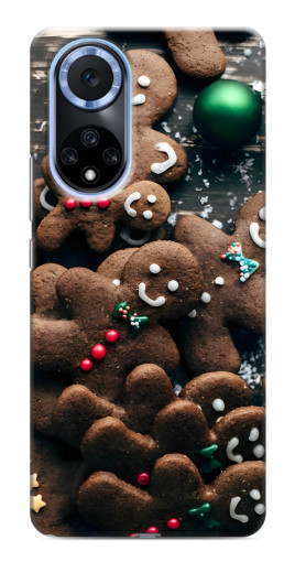 Силиконовый чехол с изображением "Новогодние человечки" для Huawei Nova 9 SE