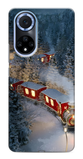 Чехол с печатью "Новогодний поезд" для Huawei Nova 9 SE