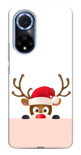 Силиконовый чехол с изображением "Олень в шапке" для Huawei Nova 9 SE