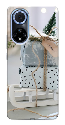 Чехол с картинкой "Подарки на санках" для Huawei Nova 9 SE