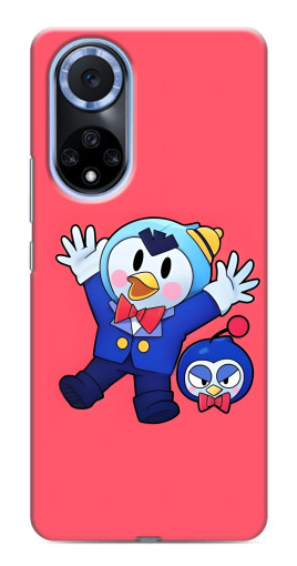 Чехол с картинкой "Радостный пингвин" для Huawei Nova 9 SE