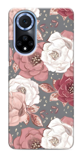 Чехол с картинкой "Рисунок розы" для Huawei Nova 9 SE