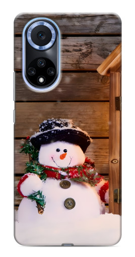 Чехол с картинкой "Рождественский снеговик" для Huawei Nova 9 SE