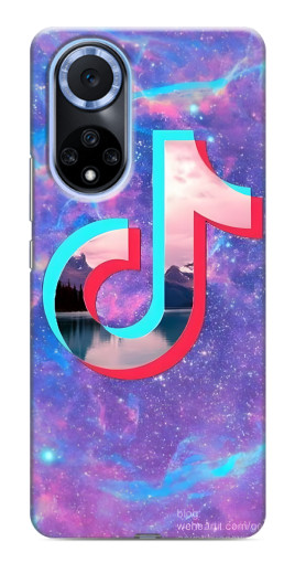 Чехол с картинкой "ТикТок мраморный" для Huawei Nova 9 SE