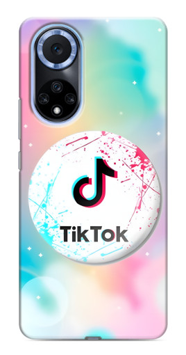 Силиконовый чехол с изображением "TikTok принт" для Huawei Nova 9 SE