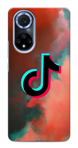 Чехол с печатью "ТикТок в тучах" для Huawei Nova 9 SE