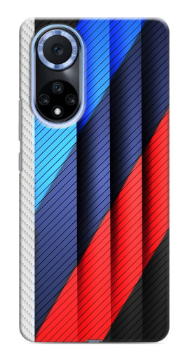 Силиконовый чехол с изображением "Цвета лого БМВ" для Huawei Nova 9 SE