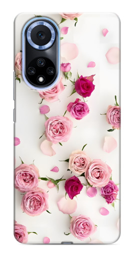 Чехол с картинкой "Яркие розы" для Huawei Nova 9 SE