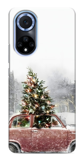 Чехол с картинкой "Елка в машине" для Huawei Nova 9 SE