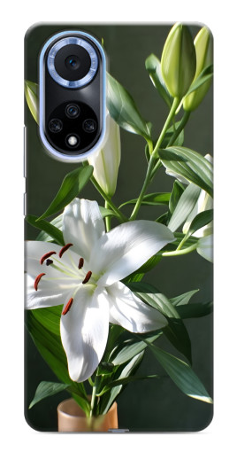 Чехол с принтом "Белые лилии" для Huawei Honor X7b