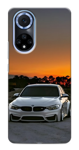 Чехол с печатью "BMW белая" для Huawei Honor X7b