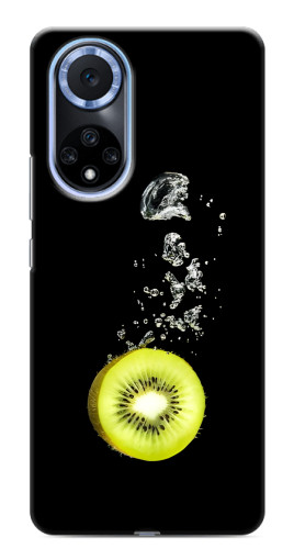 Чехол с картинкой "Киви на черном" для Huawei Honor X7b