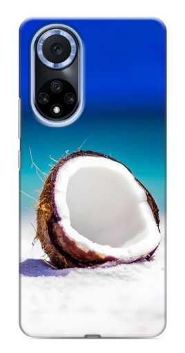 Чехол с картинкой "Кокос на пляже" для Huawei Honor X7b