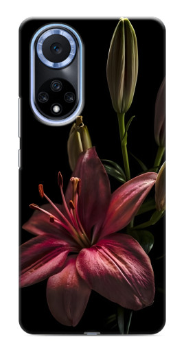 Чехол с принтом "Красная лилия " для Huawei Honor X7b