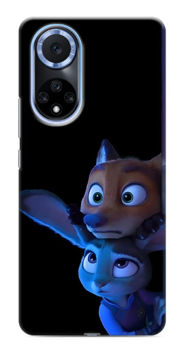 Чехол с печатью "Ник и Джуди" для Huawei Honor X7b