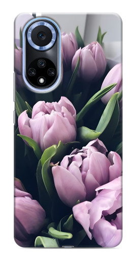 Чехол с печатью "Сиреневые тюльпаны" для Huawei Honor X7b