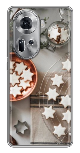Чехол с принтом "Имбирные звездочки" для Oppo Reno 11 5G