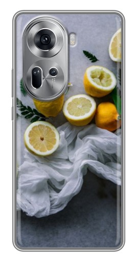 Силиконовый чехол с изображением "Лимонное настроение" для Oppo Reno 11 5G