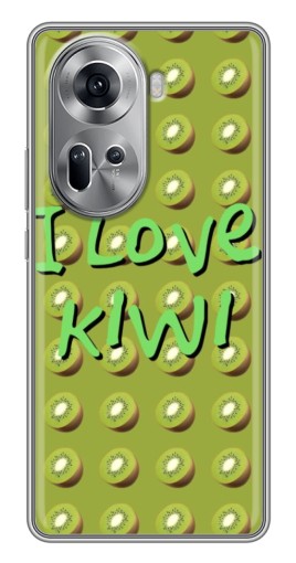 Чехол с картинкой "Love Kiwi" для Oppo Reno 11 5G