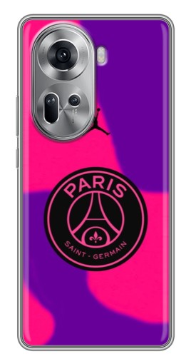 Чехол с печатью "Яркий лого PSG" для Oppo Reno 11 5G