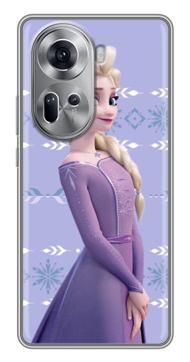 Чехол с картинкой "Ельза" для Oppo Reno 11 5G