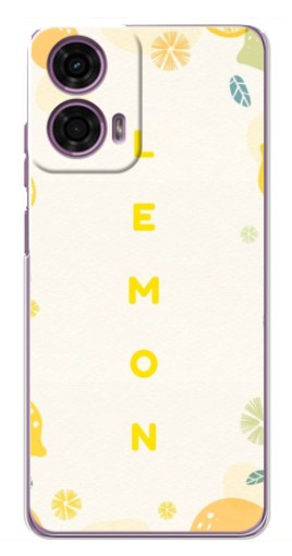 Чехол с печатью "Lemon" для Motorola MOTO G24 Power