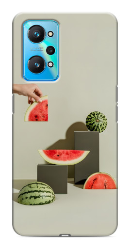 Силиконовый чехол с изображением "Арт Арбузы" для Realme GT Neo 2