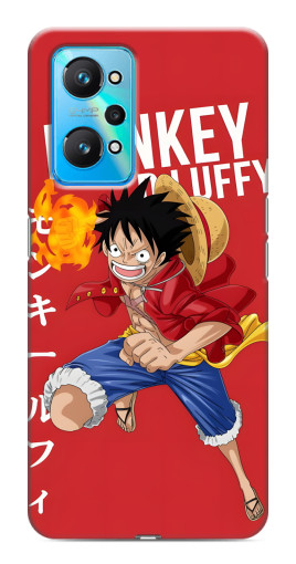 Чехол с картинкой "Атакующий D Luffy" для Realme GT Neo 2