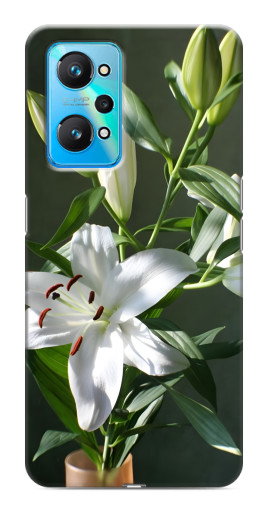 Чехол с принтом "Белые лилии" для Realme GT Neo 2