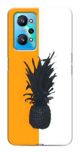 Силиконовый чехол с изображением "Черный Ананас" для Realme GT Neo 2