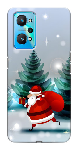 Чехол с печатью "Дед Мороз с подарком" для Realme GT Neo 2