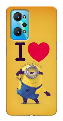 Чехол с принтом "I Love Minion" для Realme GT Neo 2