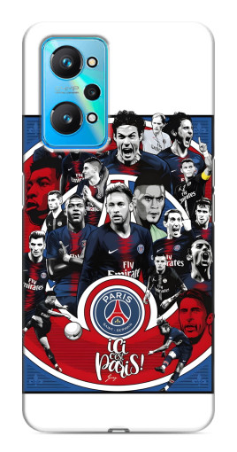 Чехол с печатью "Команда PSG" для Realme GT Neo 2