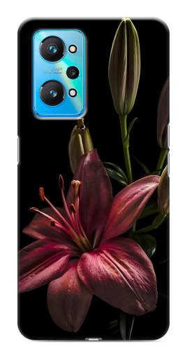 Чехол с принтом "Красная лилия " для Realme GT Neo 2
