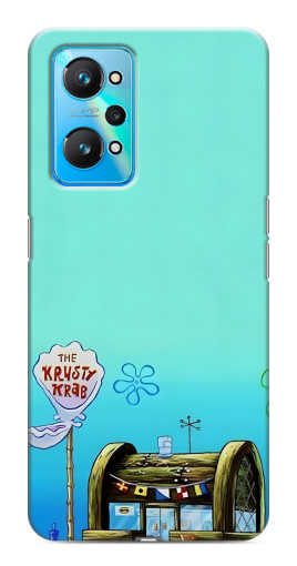 Силиконовый чехол с изображением "Krusty Krab" для Realme GT Neo 2