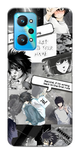 Чехол с принтом "L - Death note" для Realme GT Neo 2