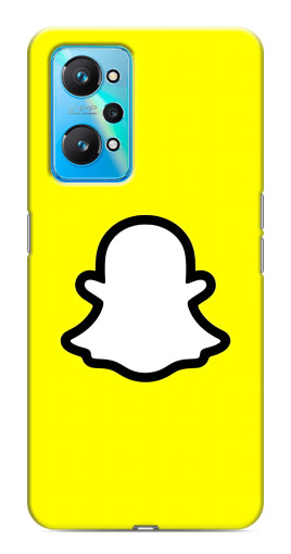 Силиконовый чехол с изображением "Лого Snapchat" для Realme GT Neo 2