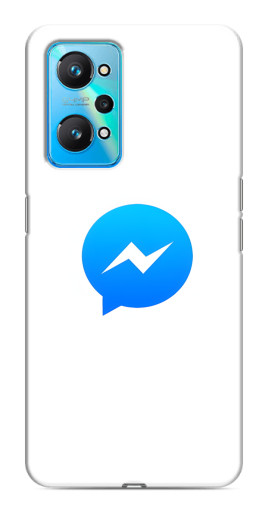 Чехол с принтом "messenger logo" для Realme GT Neo 2