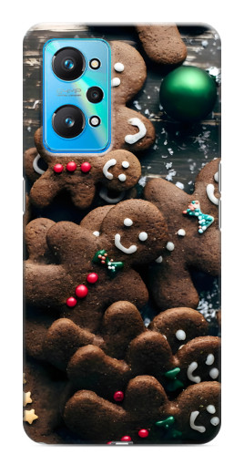 Силиконовый чехол с изображением "Новогодние человечки" для Realme GT Neo 2
