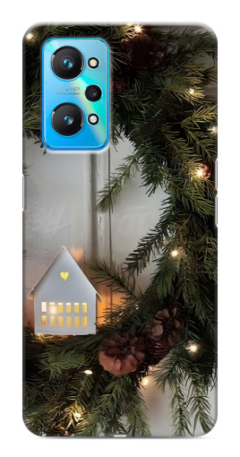 Чехол с принтом "Новогодний венок" для Realme GT Neo 2