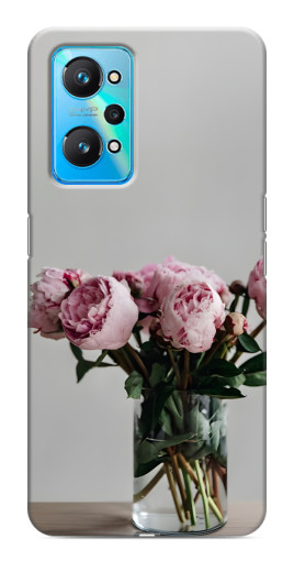 Чехол с картинкой "Пионы в вазе" для Realme GT Neo 2