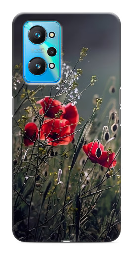 Чехол с картинкой "Поле цветов" для Realme GT Neo 2